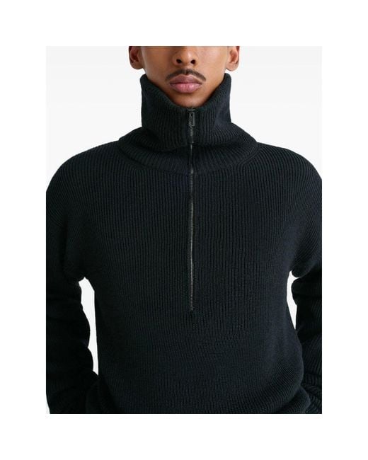 Lemaire Black Sweaters for men