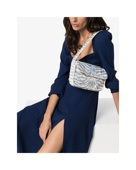 Borse A Spalla E Tracolla Blu Bianco-Donna di Staud in Blue