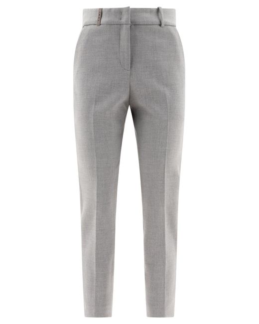 Peserico Gray Pants & Shorts