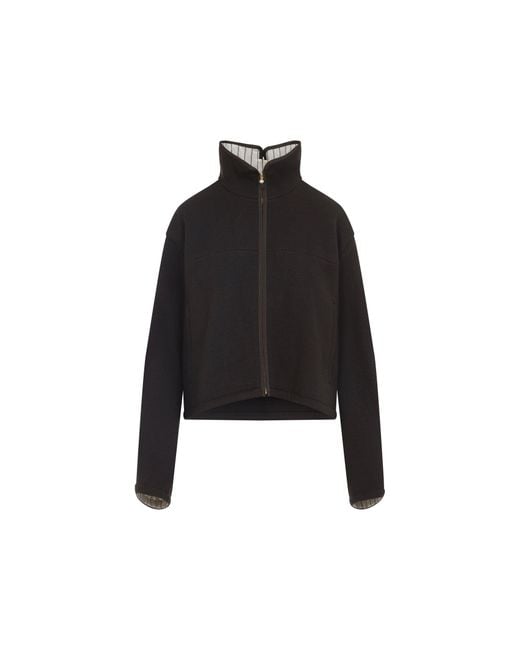 Carven Black Jackets Brown