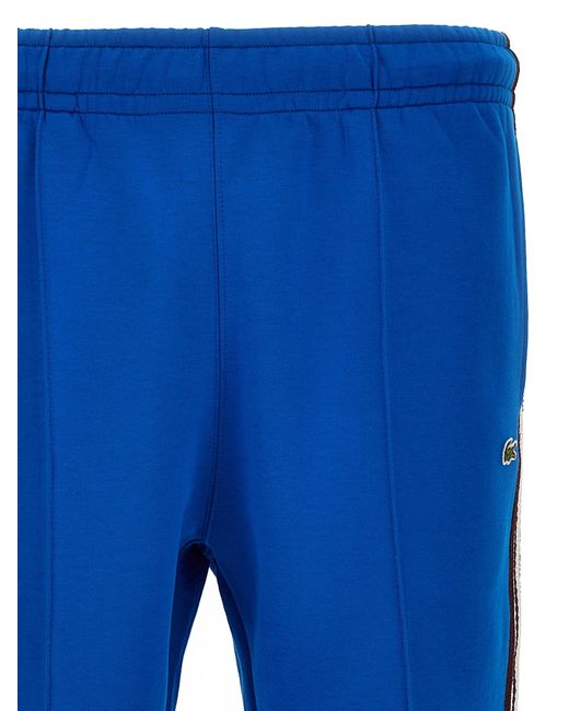 Lacoste Blue Logo Patch Joggers Pants for men
