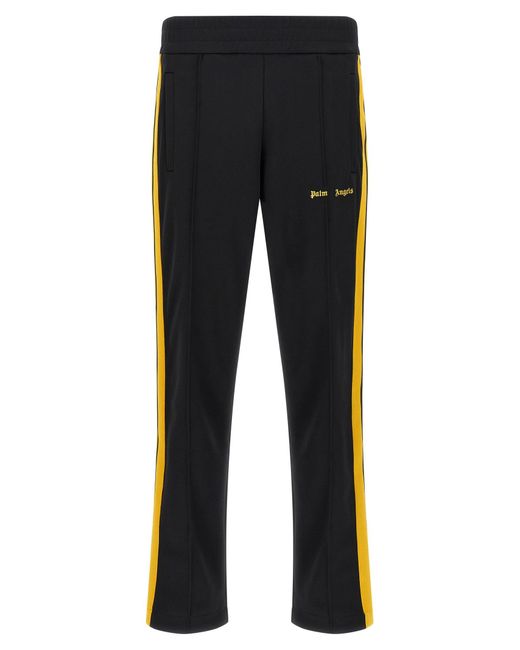 Palm Angels Blue Classico Logo Track Pants for men