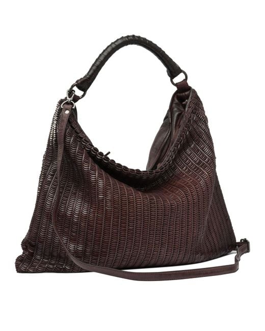 Giancarlo Nevola Brown Shoulder Bags Bordeaux
