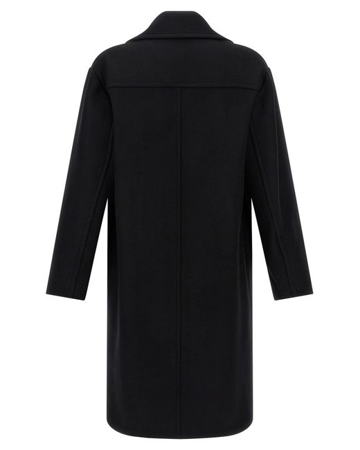 Dries Van Noten Black 'Racos' Coat for men