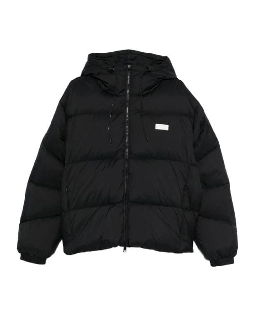 MSGM Black Down Jacket for men