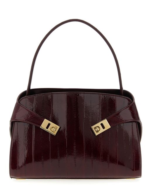 Hug Soft (M) Borse A Spalla E Tracolla Bordeaux-Donna di Ferragamo in Purple