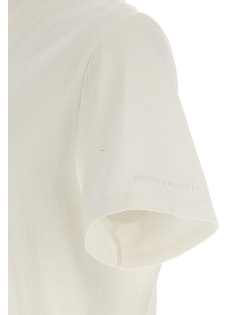 Maurice T Shirt Bianco di Moose Knuckles in White da Uomo