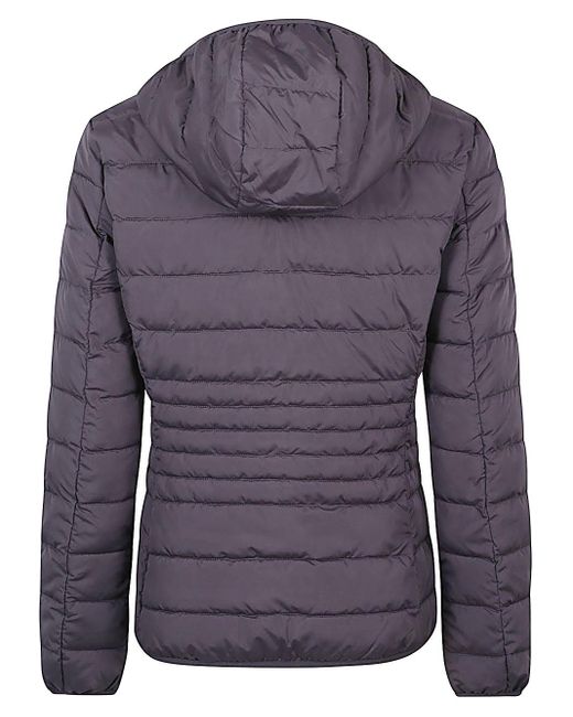 EA7 Blue Logo Short Down Jacket