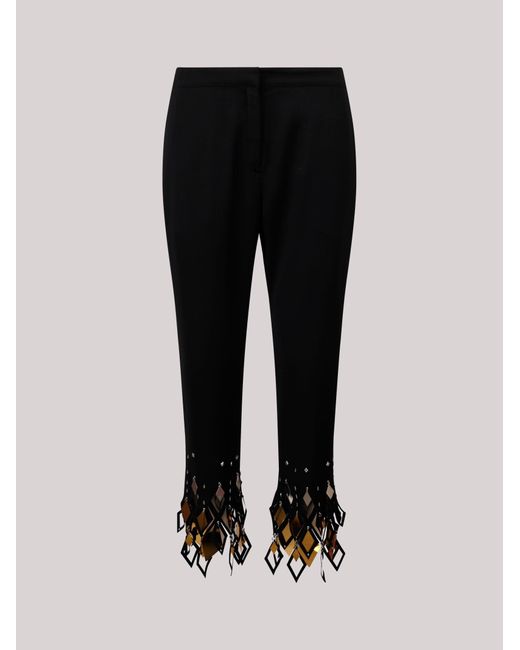 Rabanne Black Polyester Pant