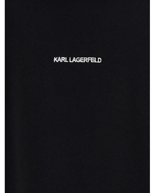 Ikonik 2,0 Felpe Nero di Karl Lagerfeld in Blue