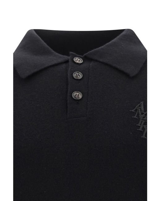 Polo Shirt di Amiri in Black da Uomo