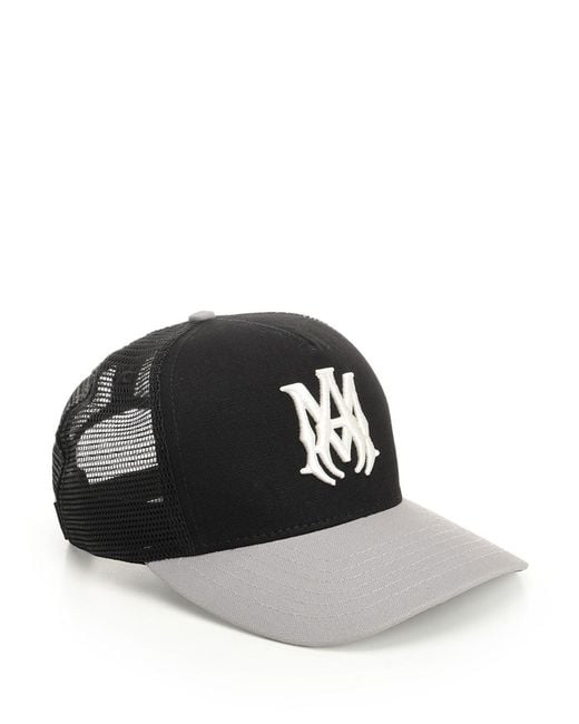 Amiri Black Trucker Hat for men