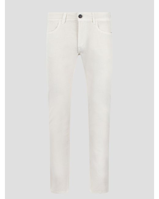Re-hash White Rubens Corduroy Trousers for men
