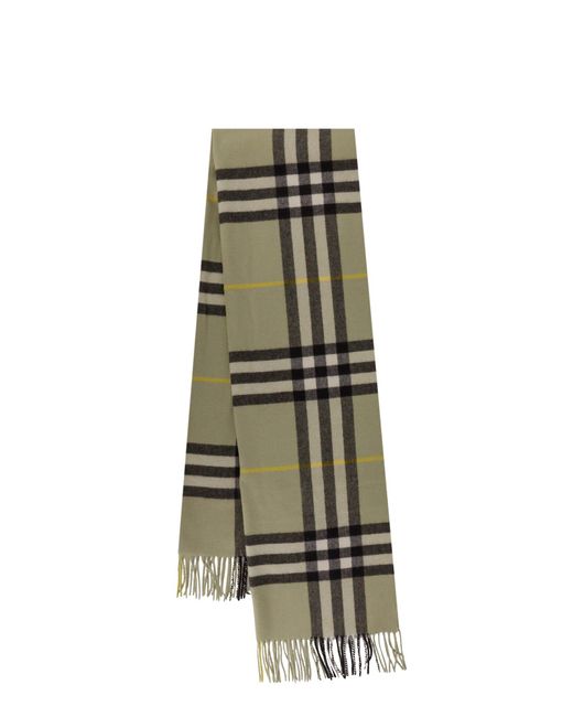Burberry Green Scarf for men