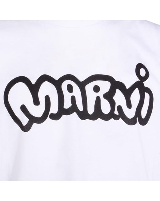 T-Shirts And Polos Lily-Uomo di Marni in White da Uomo