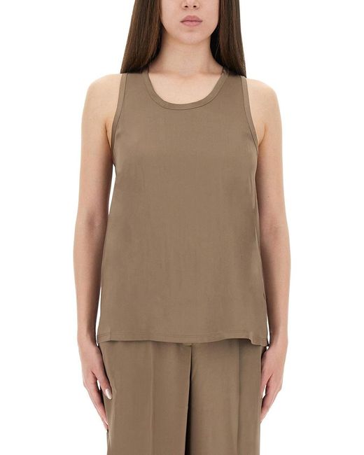 Rower Model Tank Top-Donna di Michael Kors in Brown