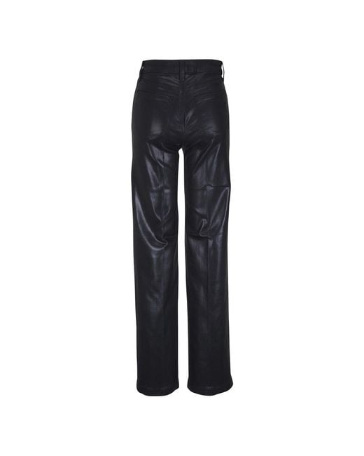 L'Agence Blue Straight Trousers