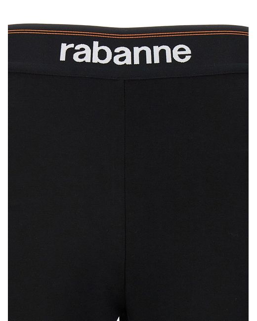 Logo leggings in black - Rabanne