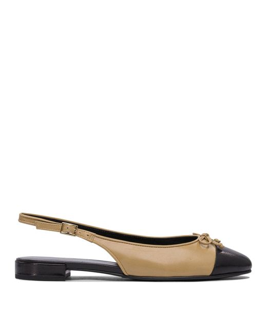 Tory Burch Natural Heeled Shoes