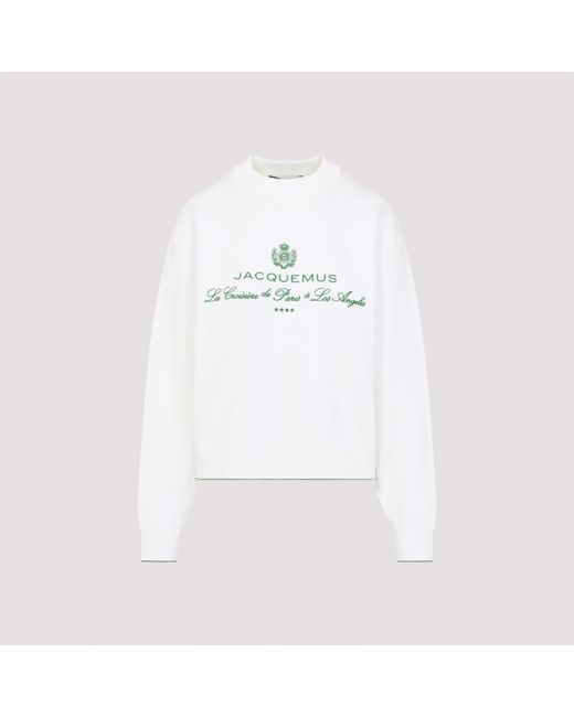 La Maille Venice Cotton Pullover-Donna di Jacquemus in White