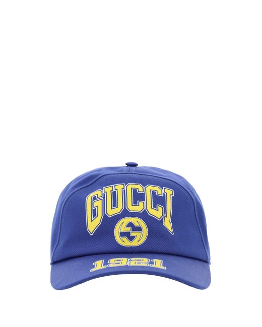 Gucci Blue College Baseball Cap for men