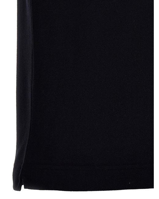 Logo Embroidery Shirt Polo Blu di Lacoste in Black da Uomo