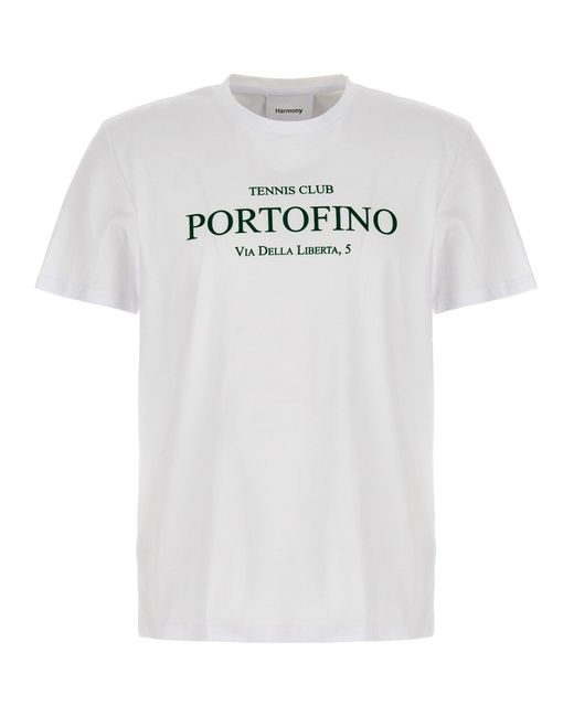 Harmony White Portofino T-shirt for men