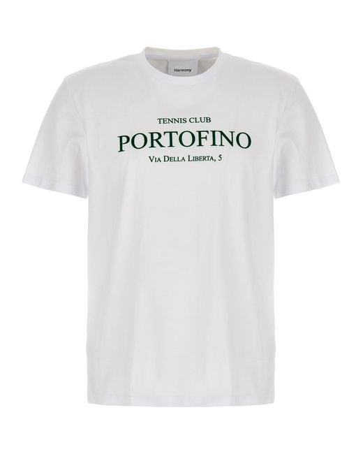 Harmony White Portofino T-shirt for men