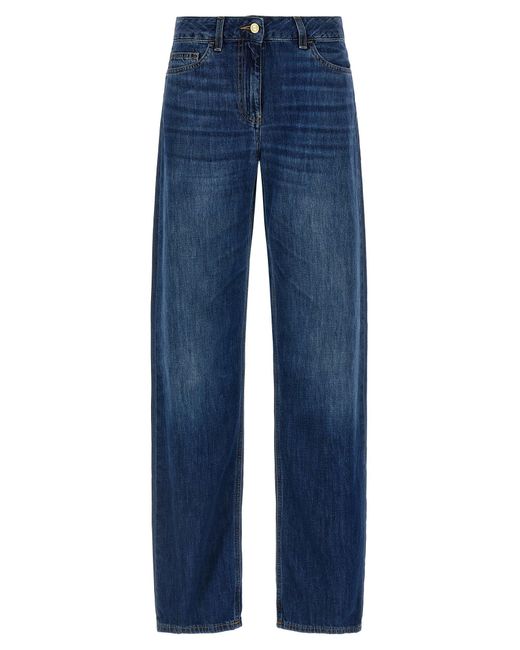 Elisabetta Franchi Blue Palazzo Jeans