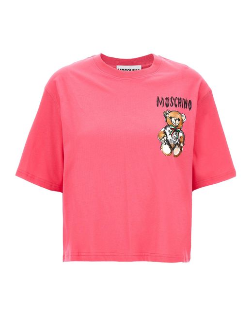 Moschino Pink Teddy Bear T-shirt