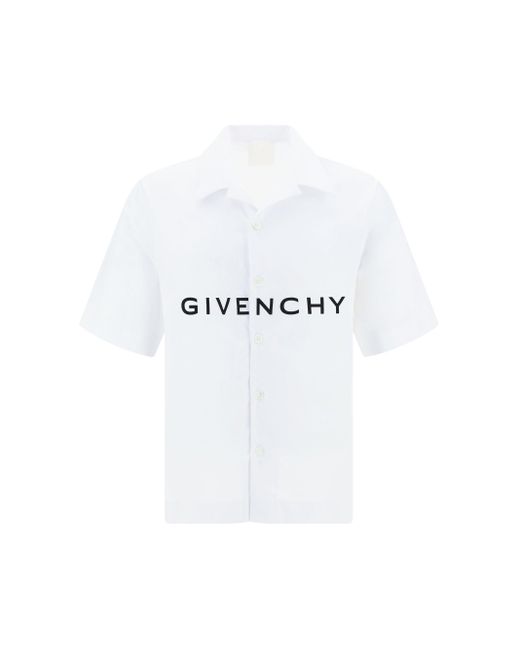 Camicia Boxy di Givenchy in White da Uomo