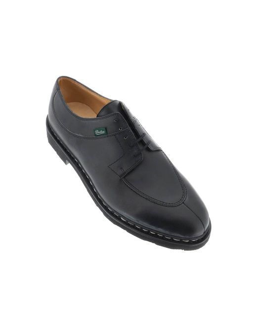 Paraboot Black Avignon Lace Up Shoes for men