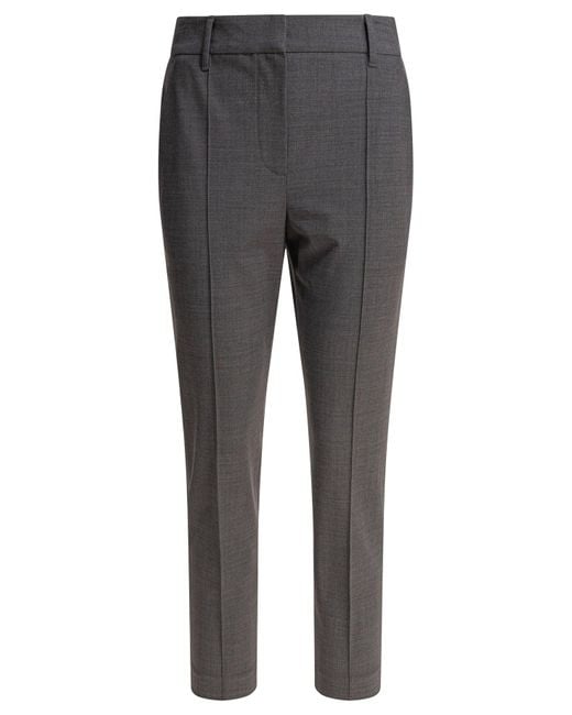 Brunello Cucinelli Gray Trousers