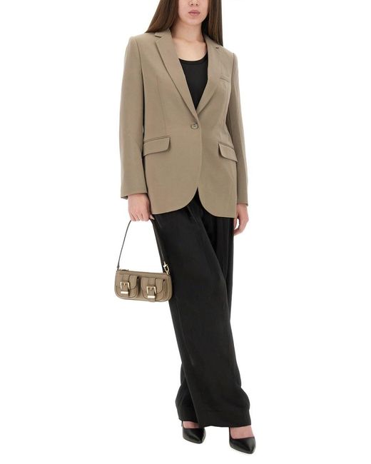 Crepe Blazer-Donna di MICHAEL Michael Kors in Natural