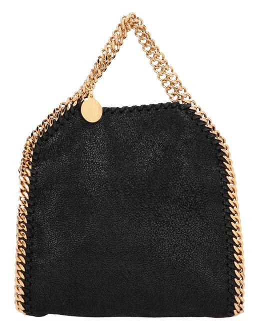 Stella McCartney Black Tiny Falabella Hand Bags