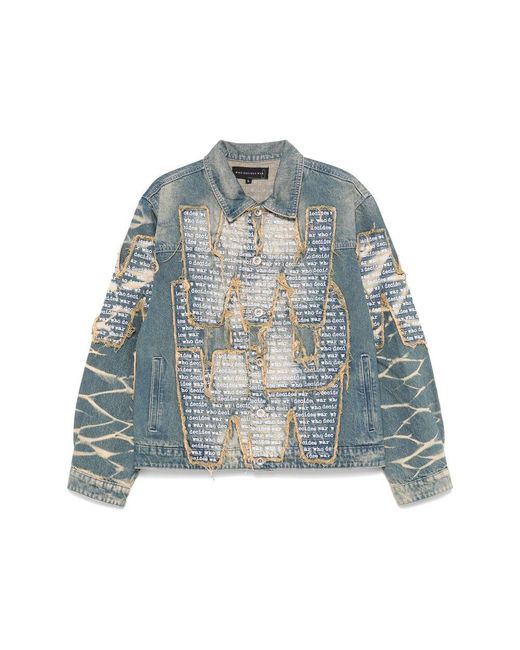 Giacche Cotone-Uomo di Who Decides War in Blue da Uomo