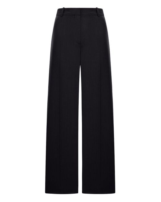 Totême  Blue Wool Blend Fluid Trousers