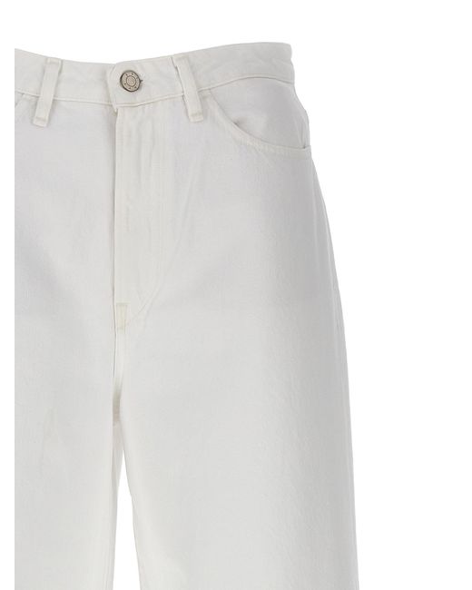 3x1 White Flip Jeans