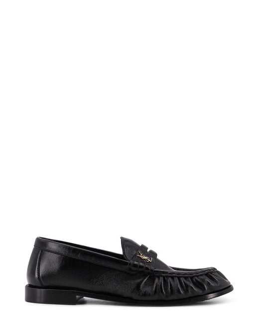 Saint Laurent Black Le Loafer Leather Loafer for men