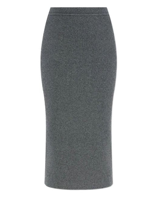 Tate Suede Leather Boots-Donna di Stuart Weitzman in Gray