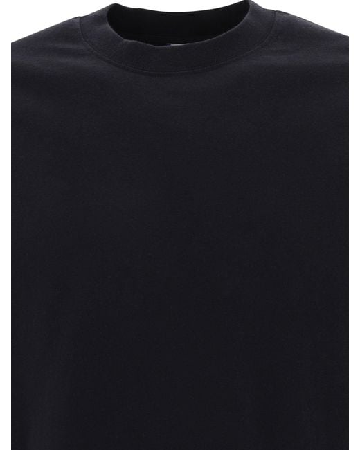 Maglietta Cotton di Burberry in Black da Uomo