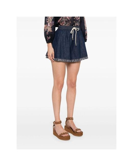 Zimmermann Blue Shorts