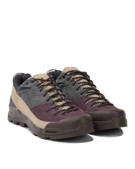 Salomon Brown X-Alp Suede Sneakers & Slip-On for men