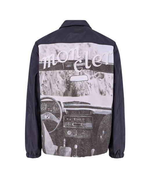 Moncler Genius Blue Sopdu Moncler Mercedes-Benz Designed By Nigoldeneye Nylon Jacket for men
