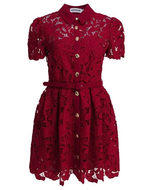 Self-Portrait Red Dresses