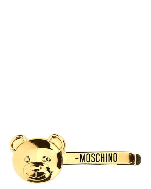 Moschino Metallic Teddy Bear Hair Accessories