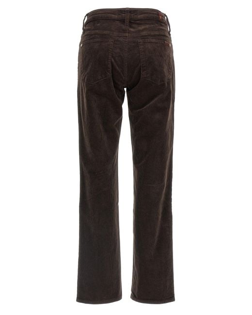 7 For All Mankind Black 'Calie' Pants