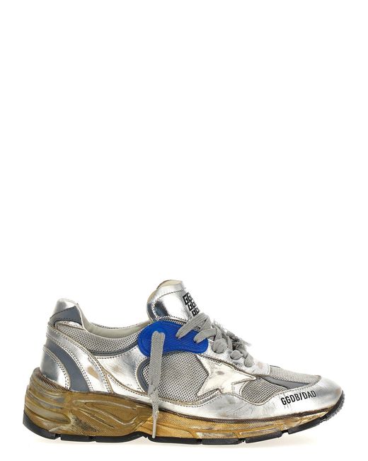 Golden Goose Deluxe Brand White 'Running Dad' Sneakers