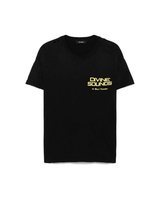 T Shirt Cotone-Uomo di Willy Chavarria in Black da Uomo