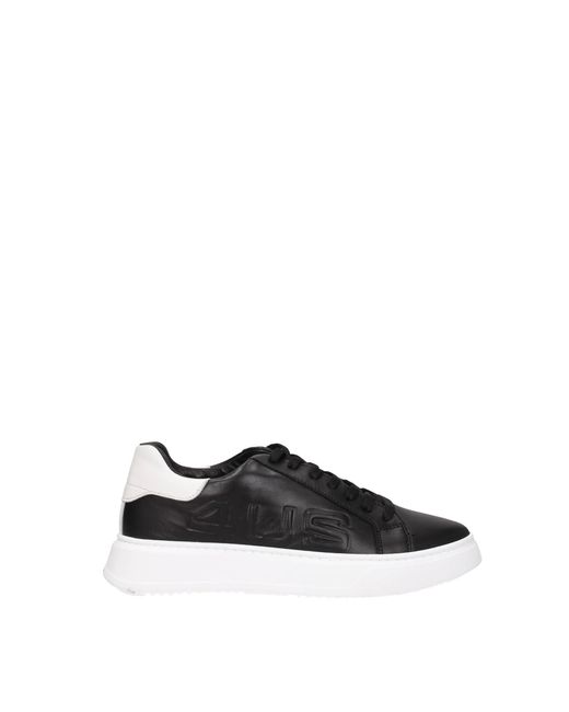 Cesare Paciotti Black Sneakers 4us Leather White for men